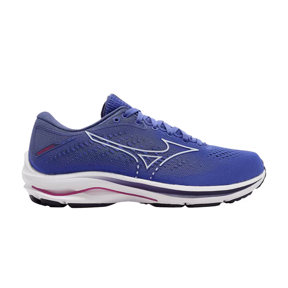 Mizuno Women's Wave Rider 25 Super Wide Blue White