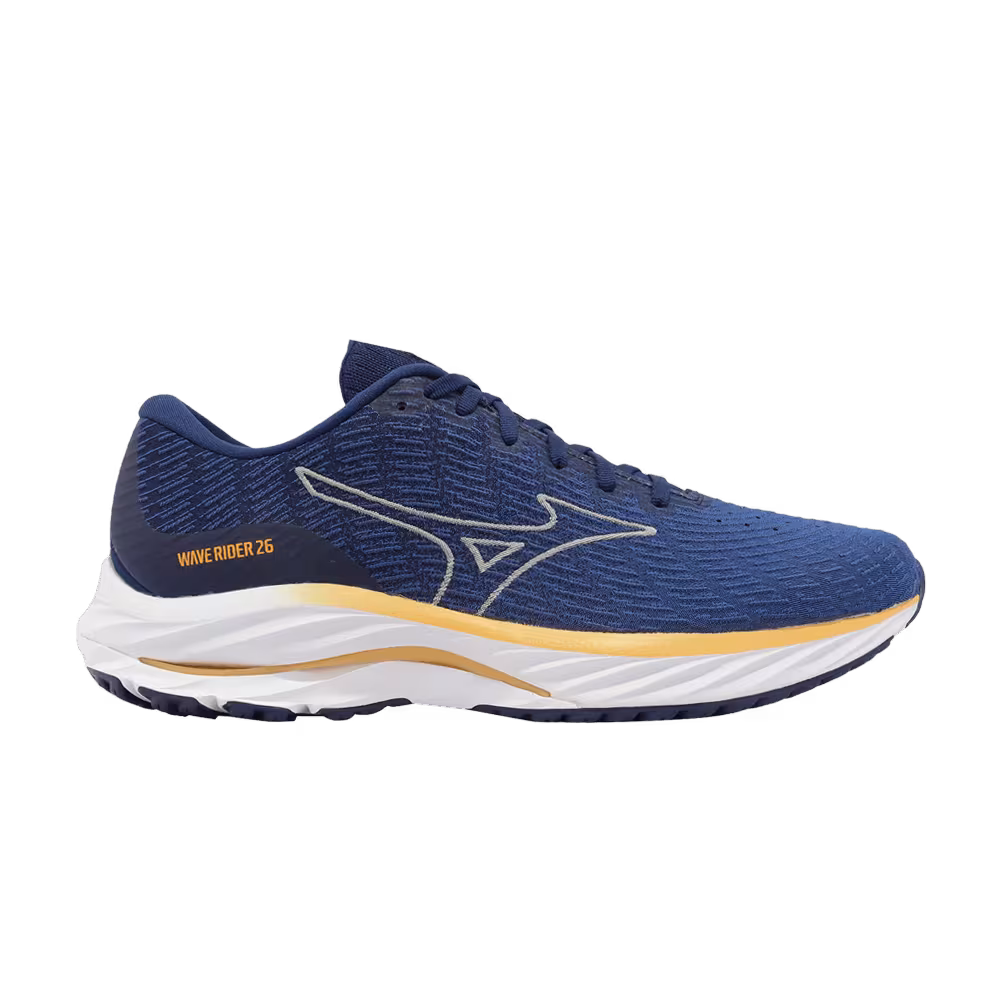 Mizuno Wave Rider 26 4E Wide Snorkel Blue Yellow