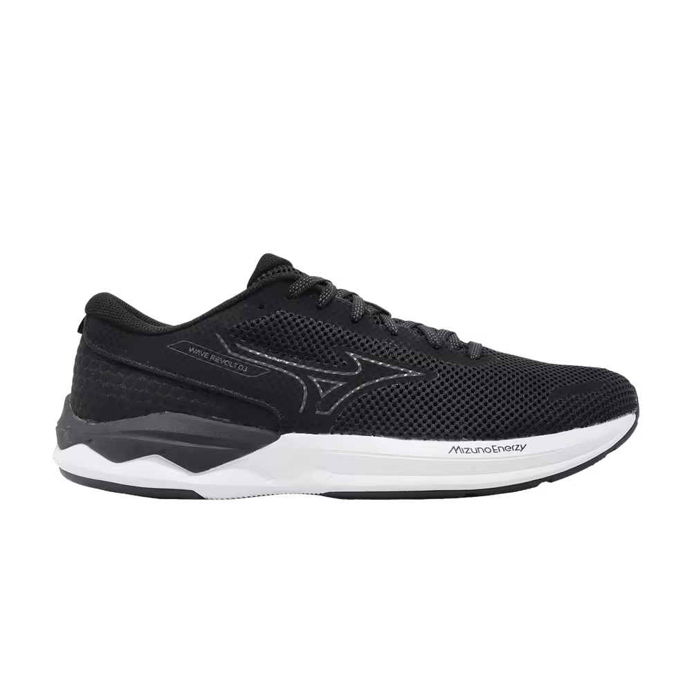 Mizuno Wave Revolt 3 Black White