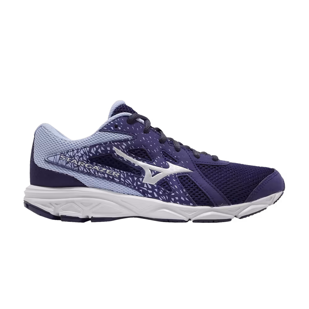 Mizuno Women's Stargazer 2 Wide Silver Blue