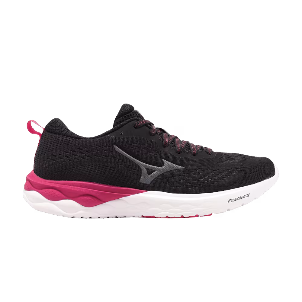 Mizuno Women's Wave Revolt 2 Wide Black Pink