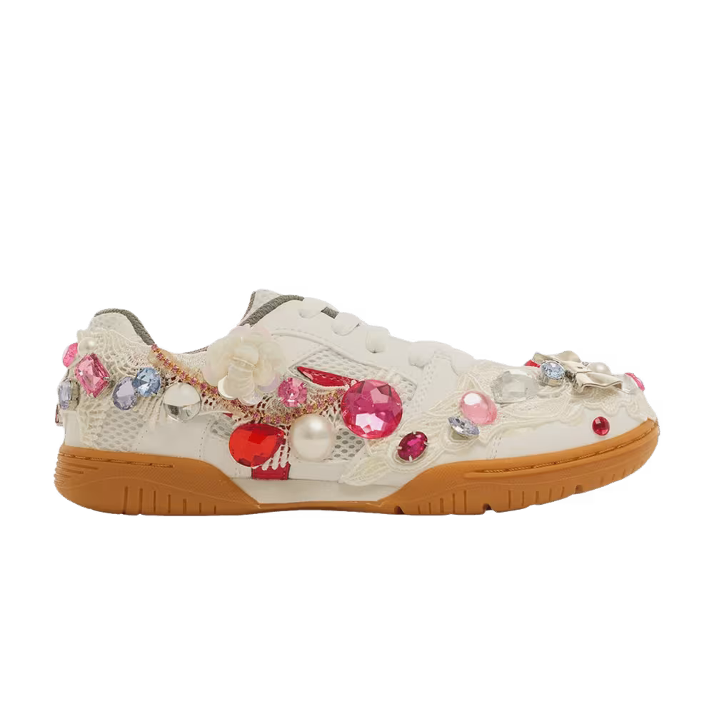 Comme des Garçons Girl x Mizuno Women's School Trainer Embellished - White