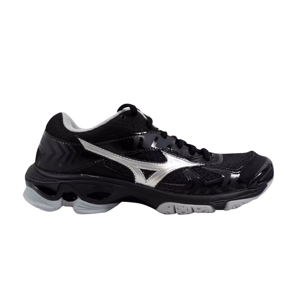 Mizuno Women's Wave Bolt 7 Black Silver