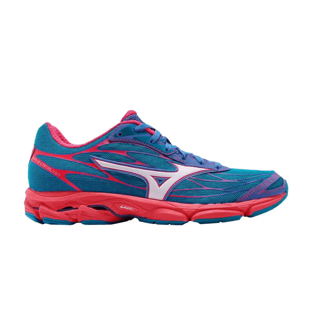 Mizuno Women's Wave Catalyst Blue White Pink