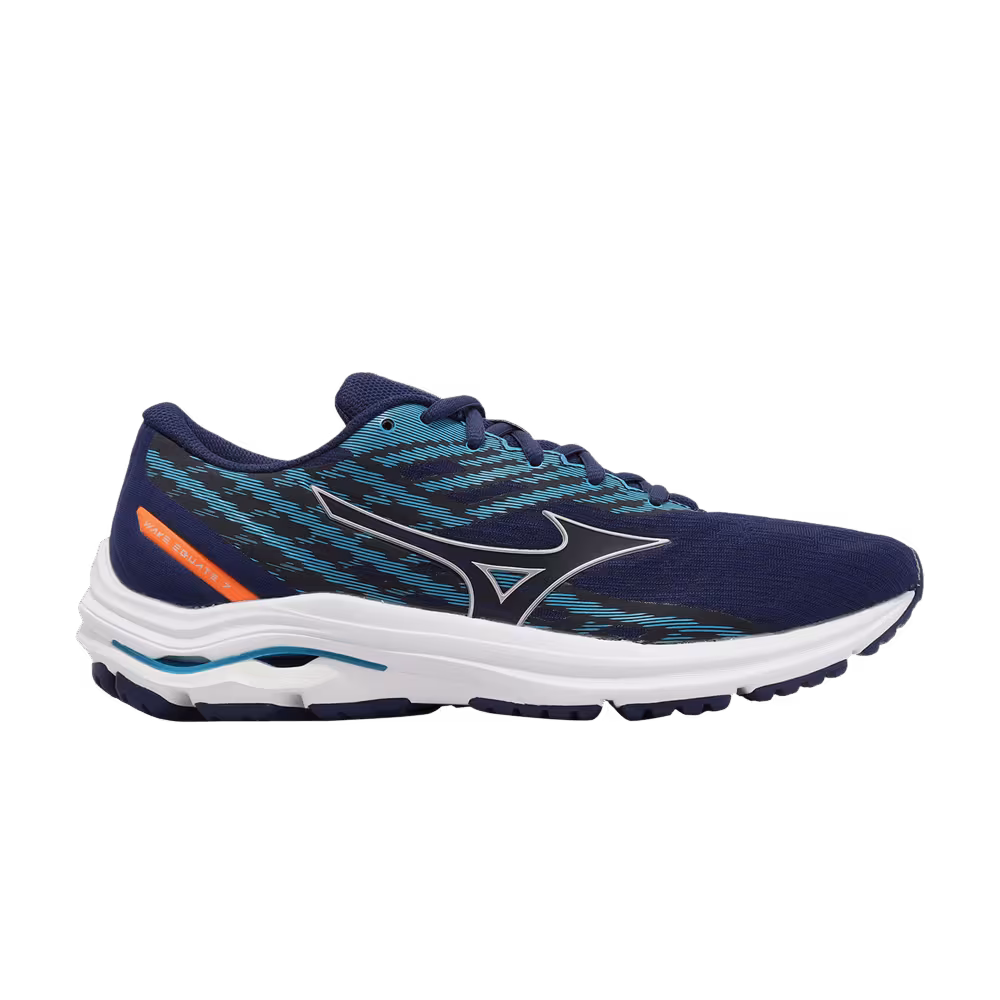 Mizuno Wave Equate 7 Blue Depths Neon Flame