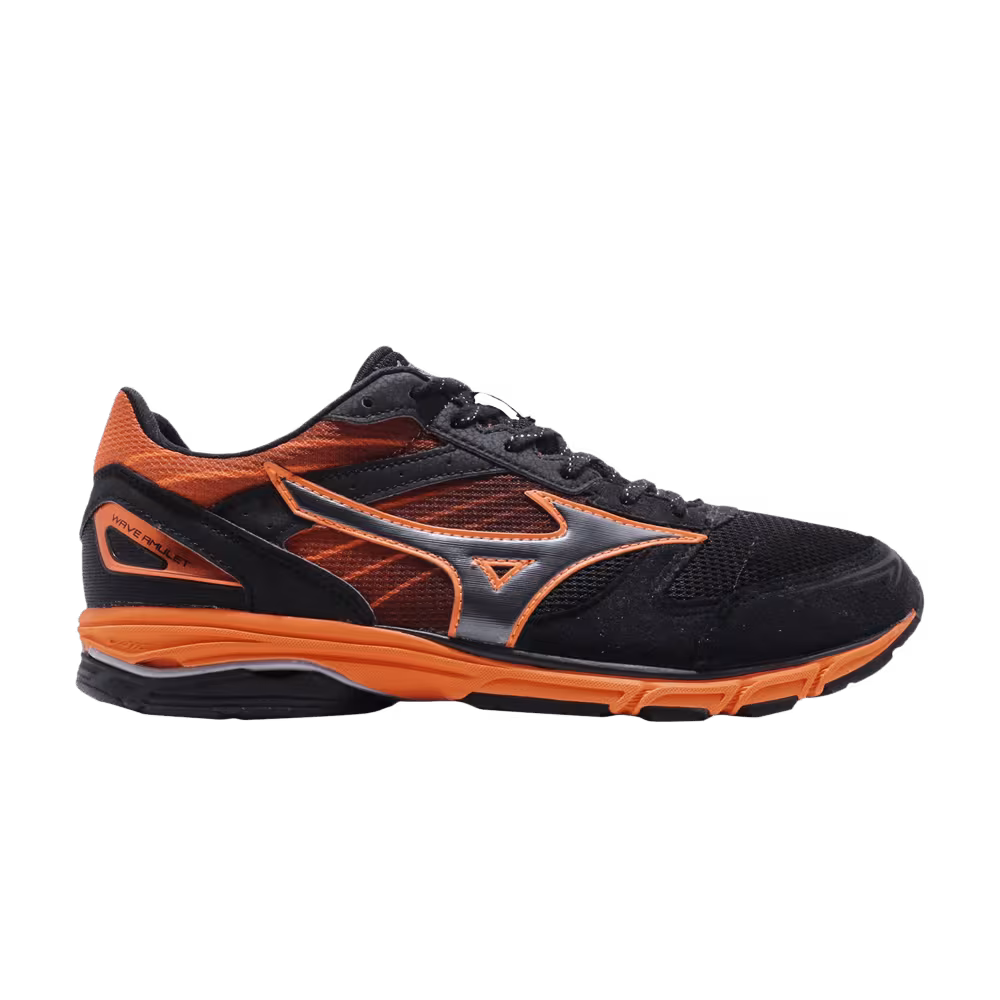 Mizuno Wave Amulet 7 Wide Black Orange