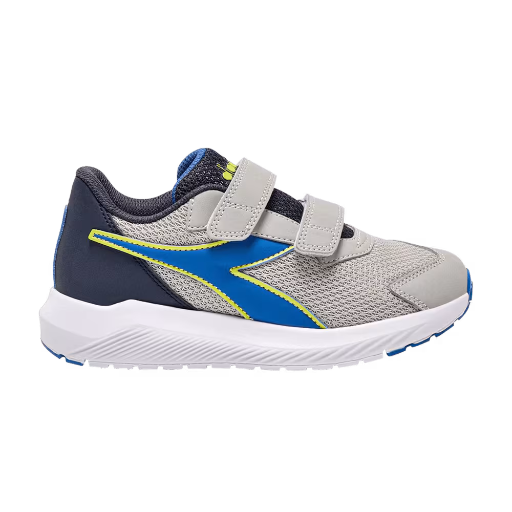 Diadora Falcon 4 V Big Kid Silver Princess Blue