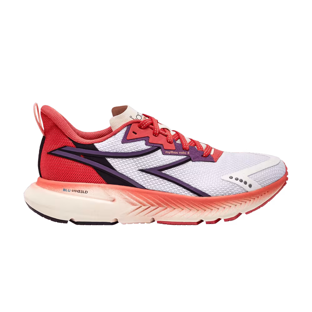 Diadora Women's Mythos Blushield Volo 4 White Cayenne