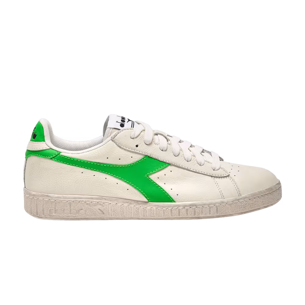 Diadora Game Low Flou Waxed White Green