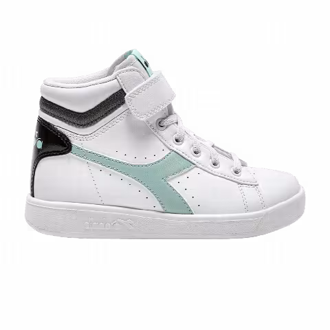 Diadora Game P High Little Kid 'White Icy Morn'