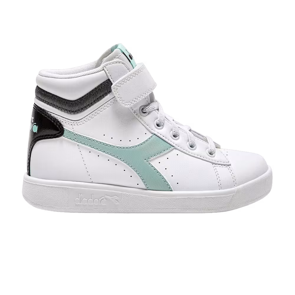 Diadora Game P High Little Kid White Icy Morn