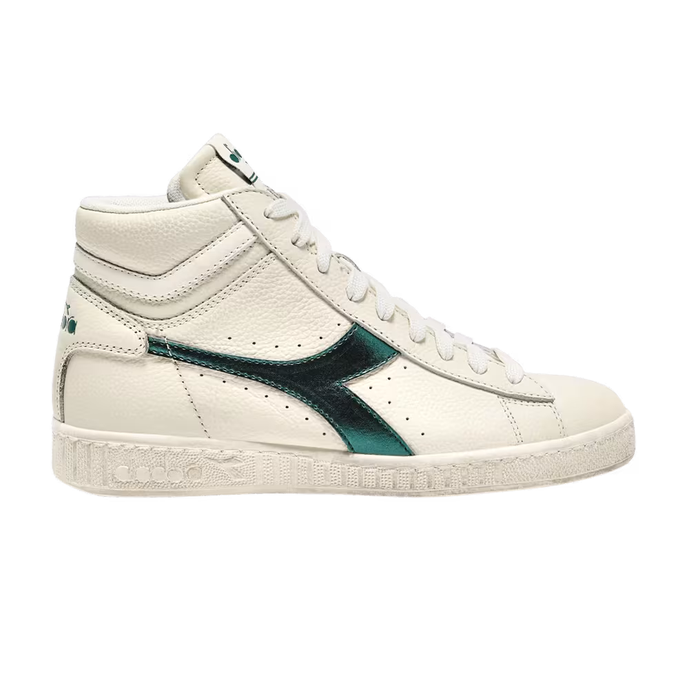 Diadora Women's Game L High Waxed Metal Spruce Green