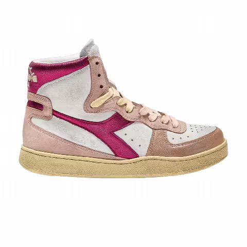 Diadora Wmns Mi Basket 'Metal - Pink Pale Dogwood'