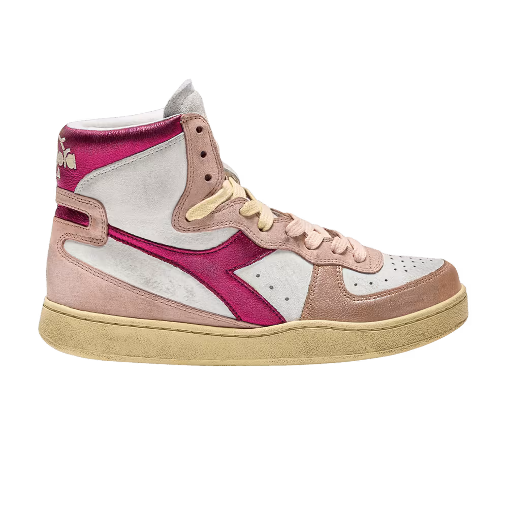 Diadora Women's Mi Basket Metal - Pink Pale Dogwood