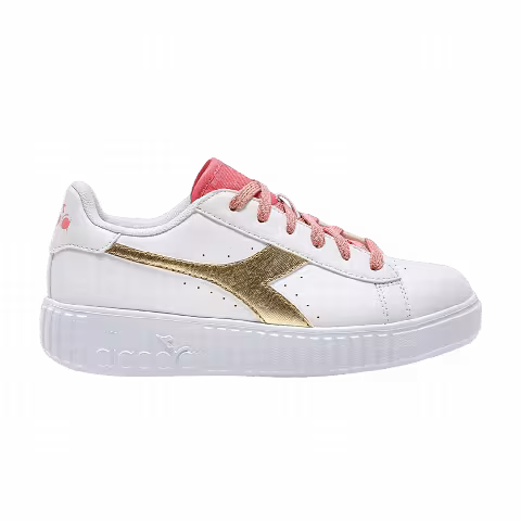 Diadora Game Step P Glitch Big Kid 'White Gold'