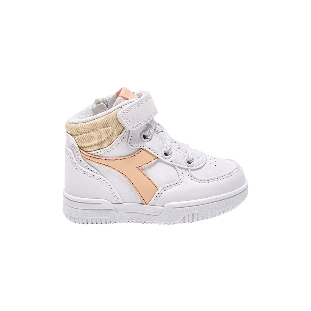 Diadora Raptor Mid Toddler White Peach Parfait