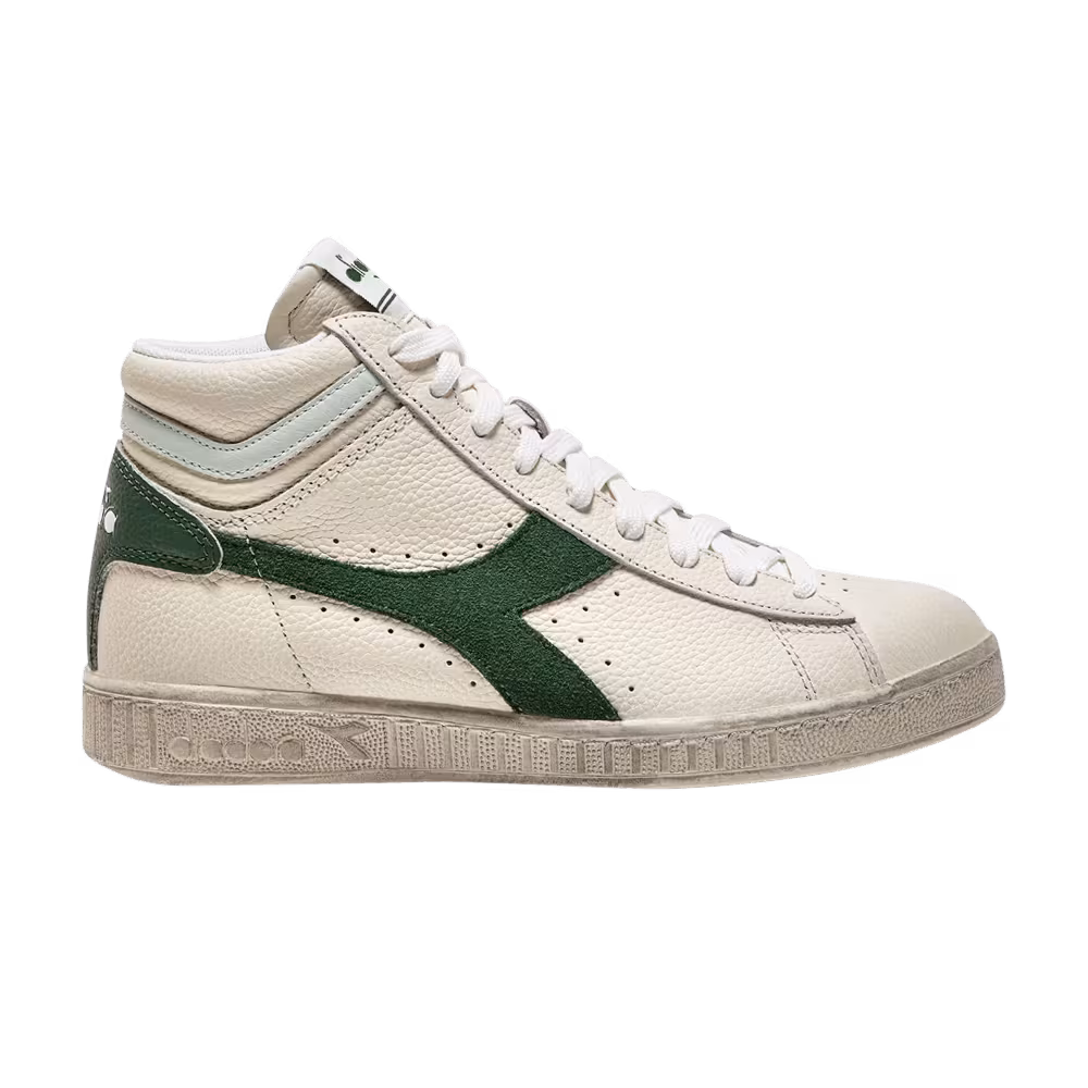 Diadora Game L High Waxed Suede Pop Green Guard