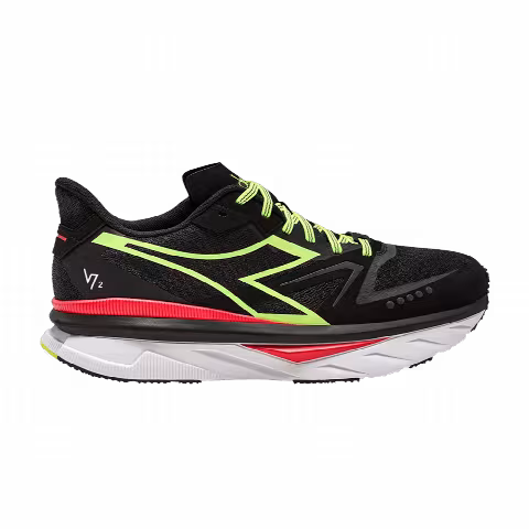 Diadora Atomo V7000 2 'Black Yellow Fluo'
