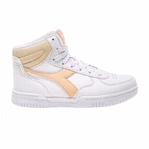 Diadora Raptor Mid Big Kid 'White Peach Parfait'
