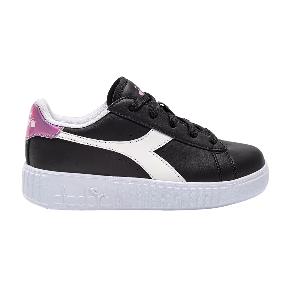 Diadora Game Step 2.0 Little Kid Black Blanc De Blanc