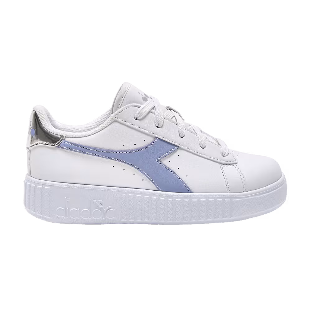 Diadora Game Step 2.0 Little Kid White Cosmic Violet