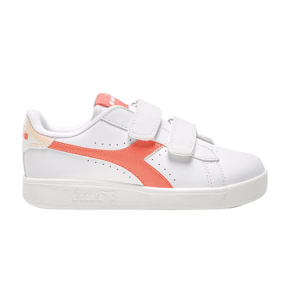 Diadora Game P Little Kid Fusion Coral White