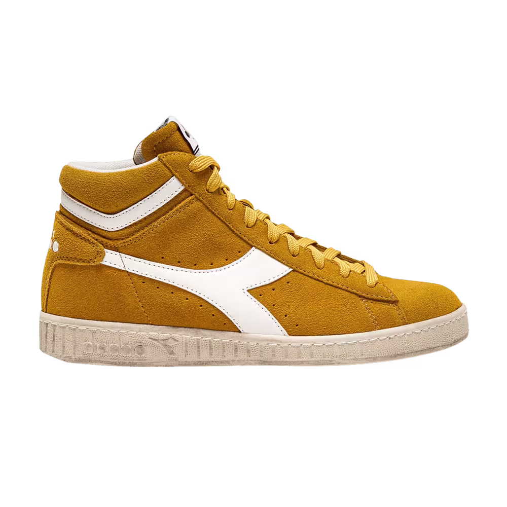 Diadora Game L High Suede Waxed Yellow Ochre