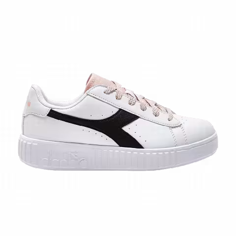 Diadora Game Step P Glitch Big Kid 'White Black'