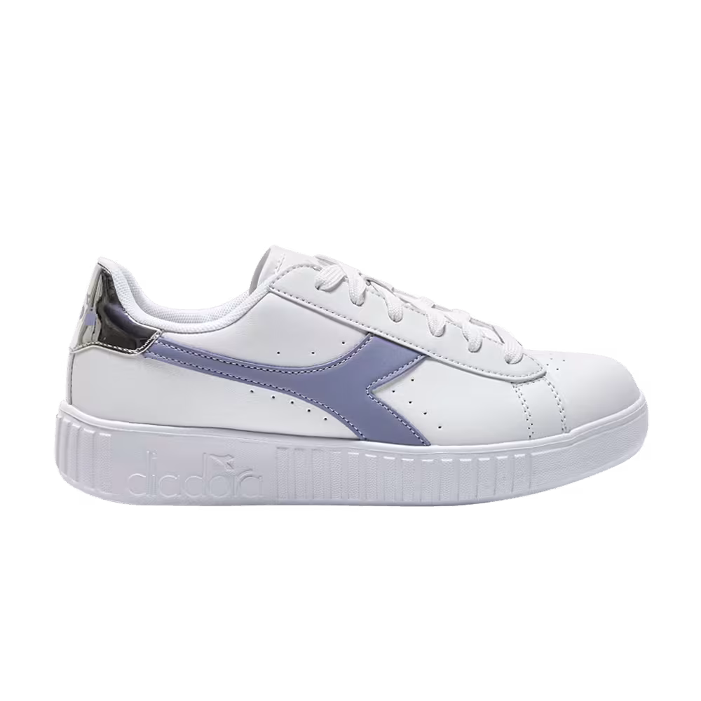 Diadora Game Step 2.0 Big Kid White Cosmic Violet