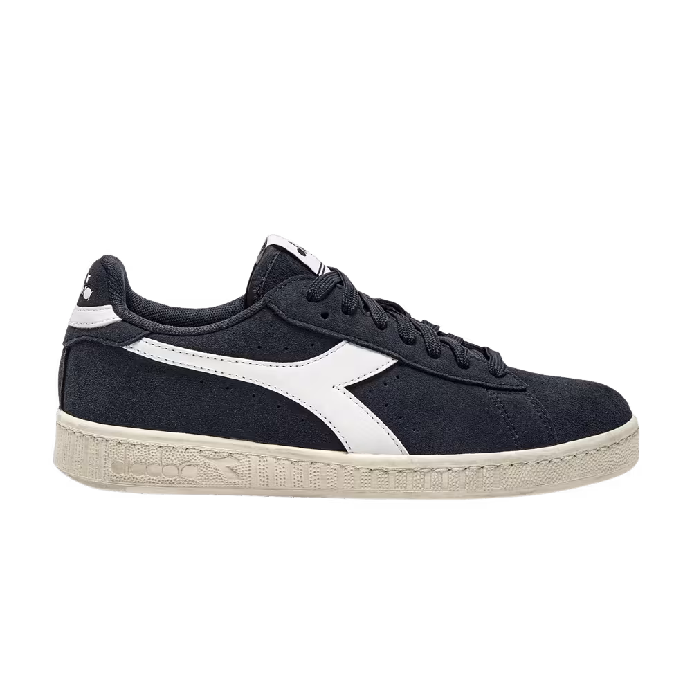Diadora Game L Low Suede Waxed Blue Denim