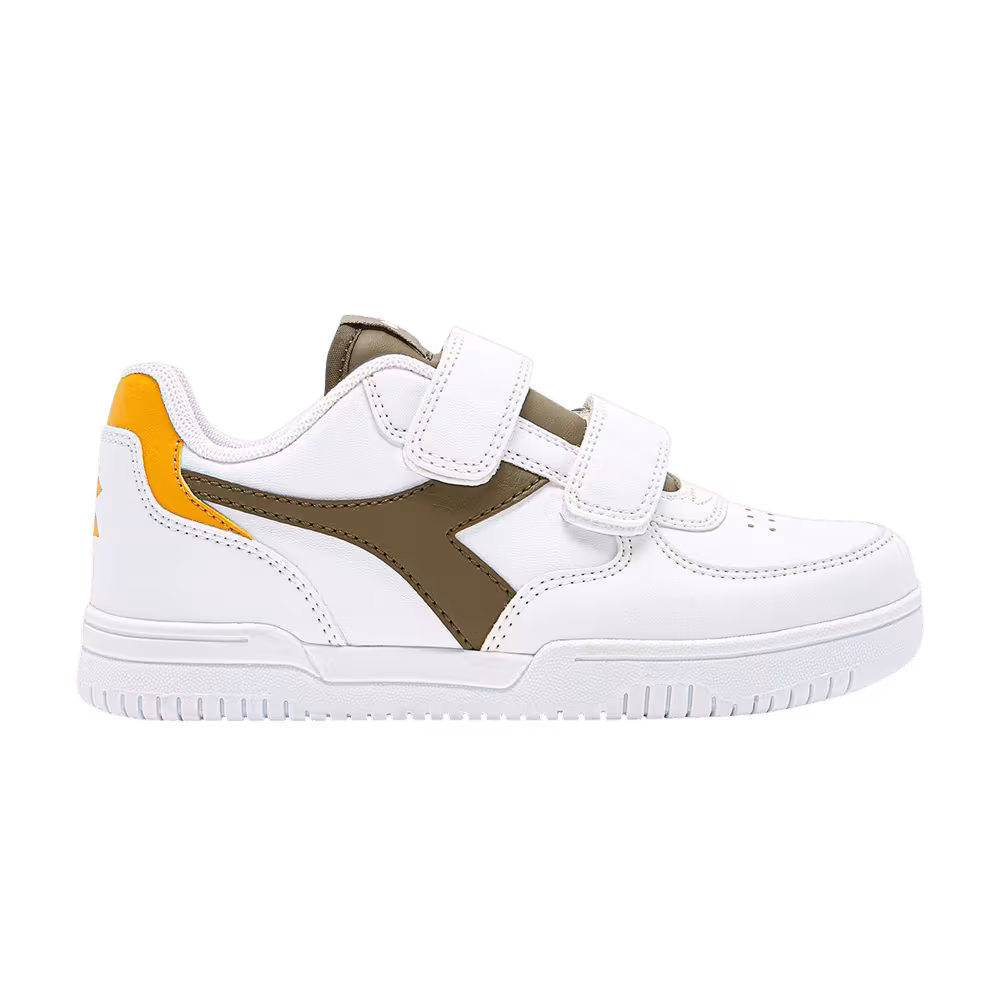 Diadora Raptor Low Little Kid White Dark Olive