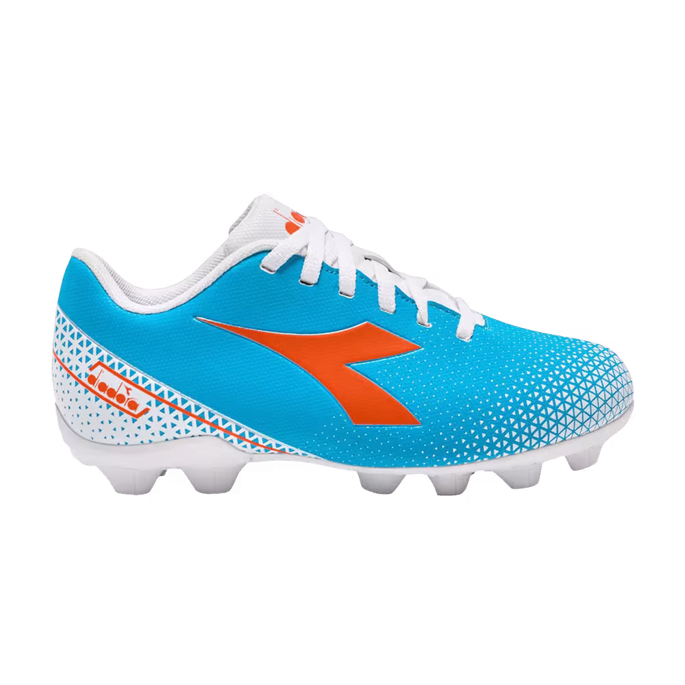 Diadora Pichichi 6 MD Big Kid Blue Fluo Orange
