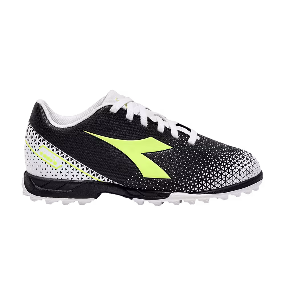 Diadora Pichichi 6 TF Big Kid Black Yellow Fluo