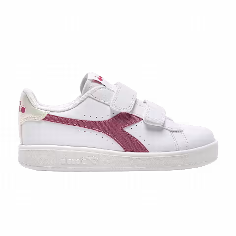 Diadora Game P Little Kid 'White Claret Red'