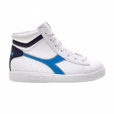 Diadora Game P High Big Kid 'White Azure Blue'