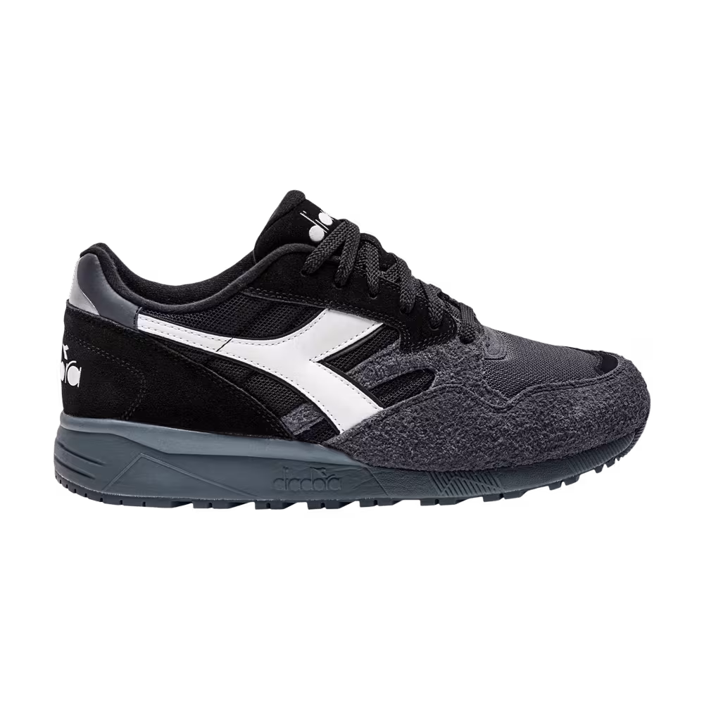 Diadora N902 Hairy Suede - Black White