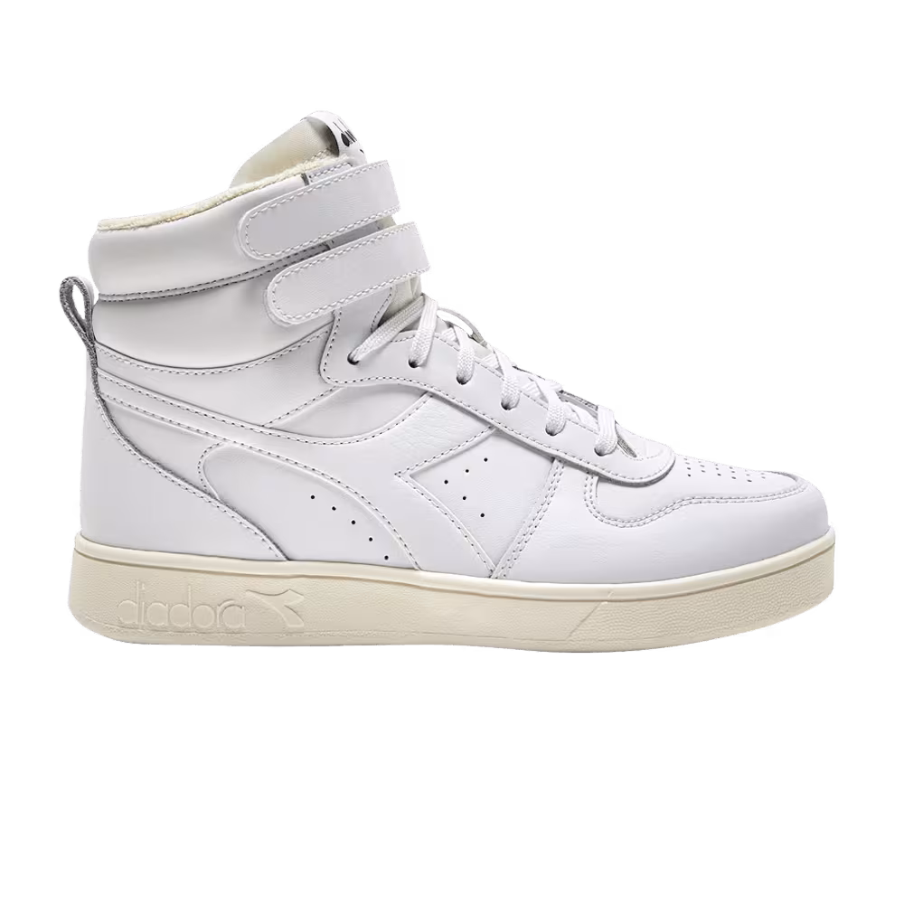 Diadora Magic Basket Mid Big Kid White
