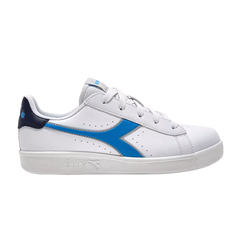 Diadora Game P Big Kid White Azure Blue