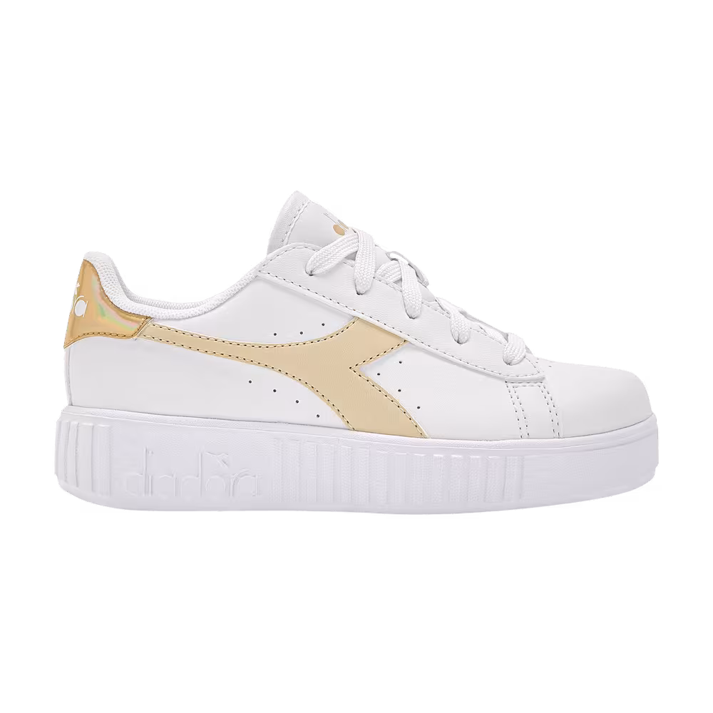 Diadora Game Step Little Kid White Smoke Grey