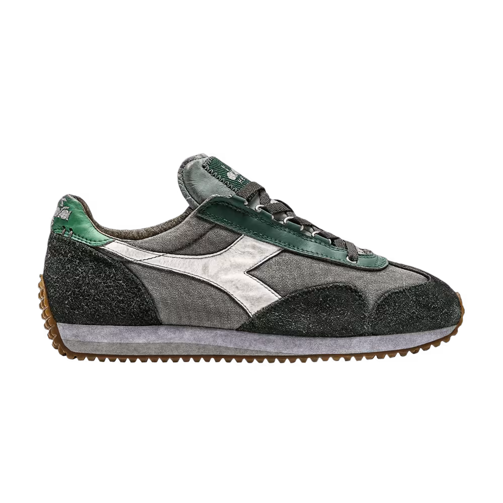 Diadora Equipe H Dirty Stone Wash Evo Green Slate Grey