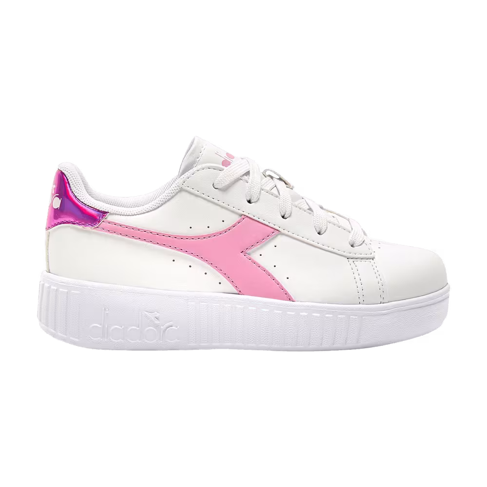 Diadora Game Step Little Kid White Bonbon