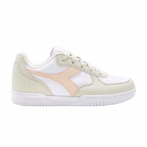 Diadora Raptor Low Big Kid 'White Bone Pastel Rose Tan'