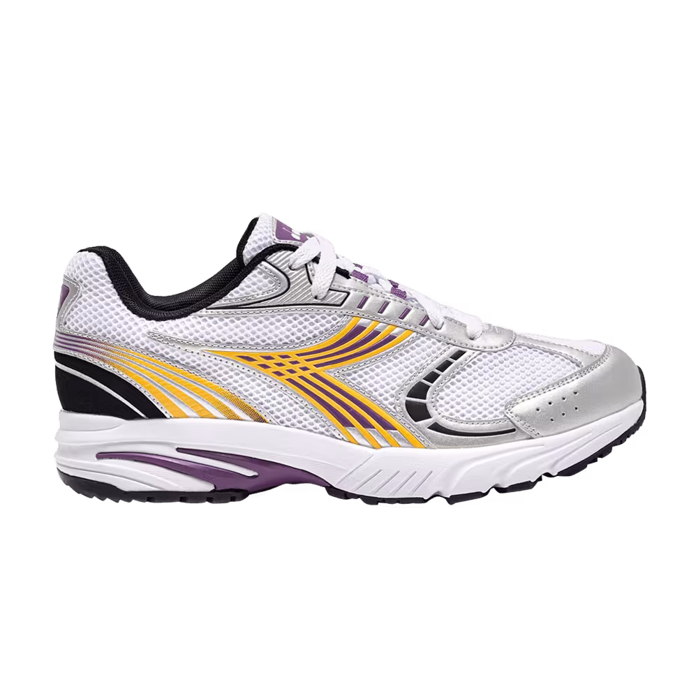 Diadora SAO-KO 280 White Bright Violet Yellow