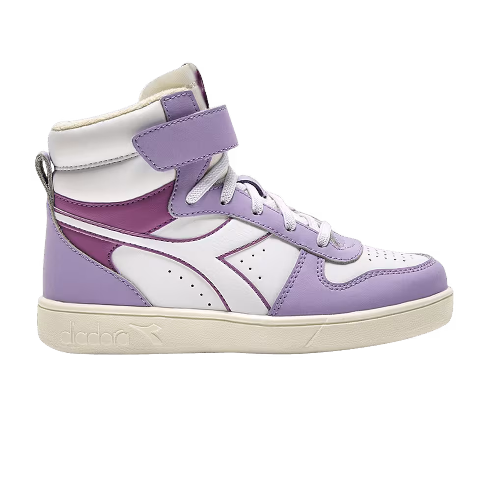 Diadora Magic Basket Mid Little Kid Mulberry