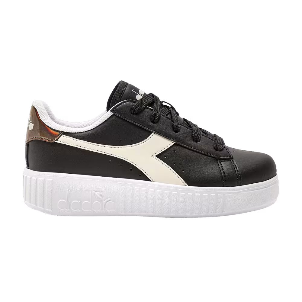Diadora Game Step Little Kid Black Vaporous Grey