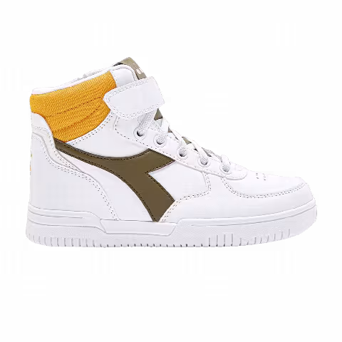 Diadora Raptor Mid Little Kid 'White Dark Olive'