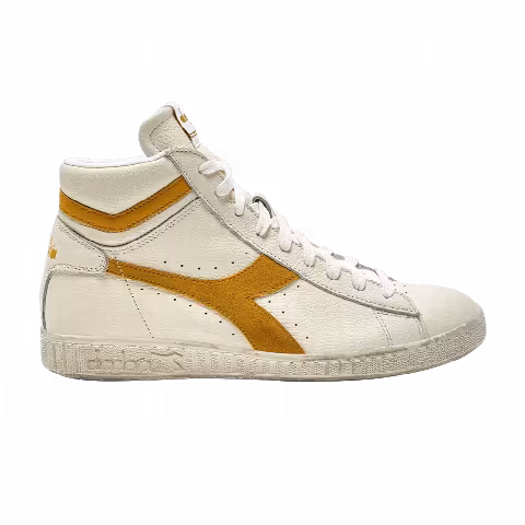 Diadora Game L High Waxed Suede Pop 'White Calendula'