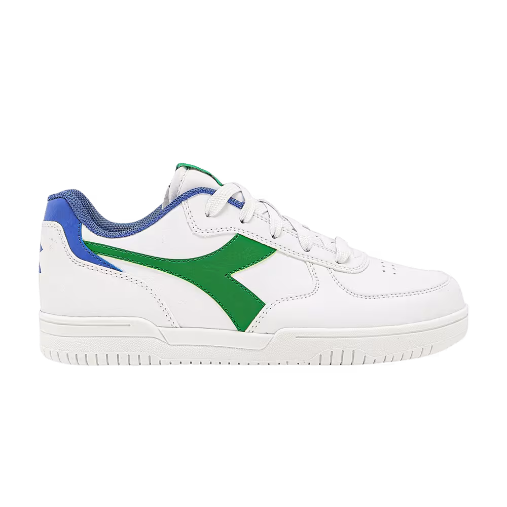 Diadora Raptor Low Big Kid White Jolly Green