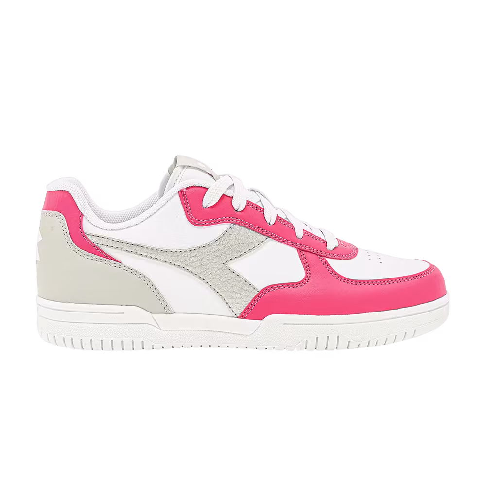 Diadora Raptor Low Big Kid Pink Yarrow Silver