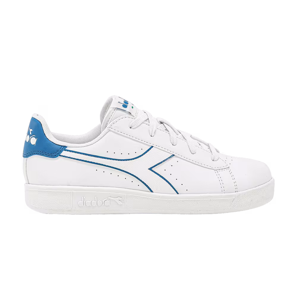 Diadora Game P Big Kid White Blue Vallarta
